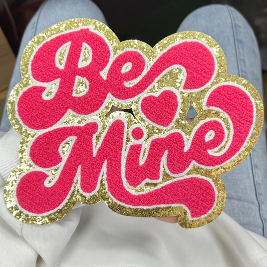 Be Mine Chenille Patches